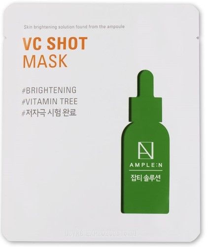 фото упаковки Amplen VC shot маска антиоксидантная с витамином C